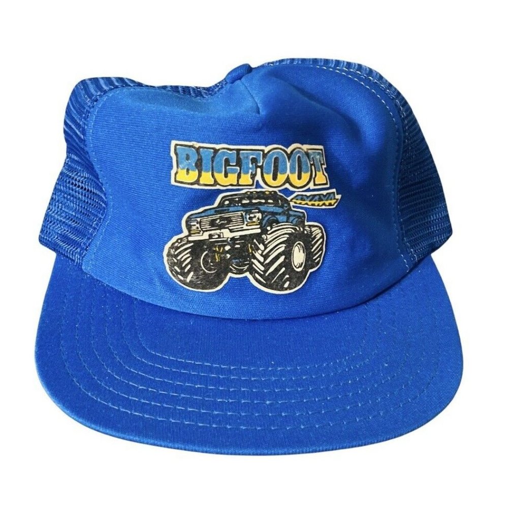 VTG Big Foot 4X4X4 Monster Truck Trucker Hat Cap USA Made 90s 80s